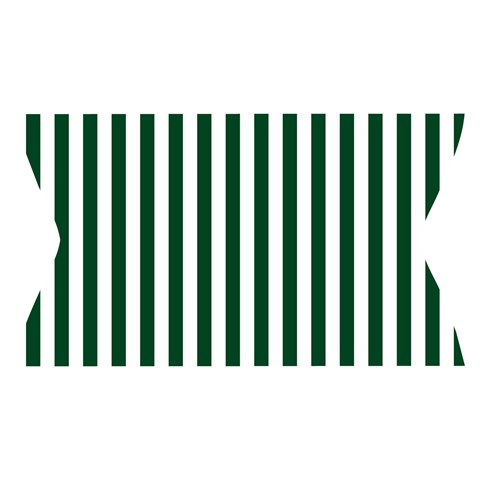 Vertical Stripes Waistband Front