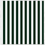 Vertical Stripes - White and Deep Green Canvas 12  x 12 