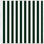 Vertical Stripes - White and Deep Green Canvas 16  x 16 