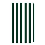 Vertical Stripes - White and Deep Green Memory Card Reader (Rectangular)
