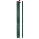 Vertical Stripes - White and Deep Green Large Book Mark