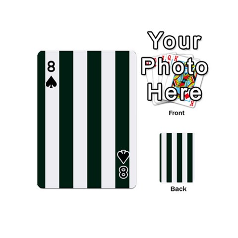 Vertical Stripes Front - Spade8