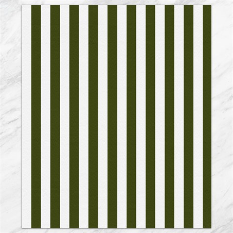 Vertical Stripes 8.15 x9.66  Canvas - 1