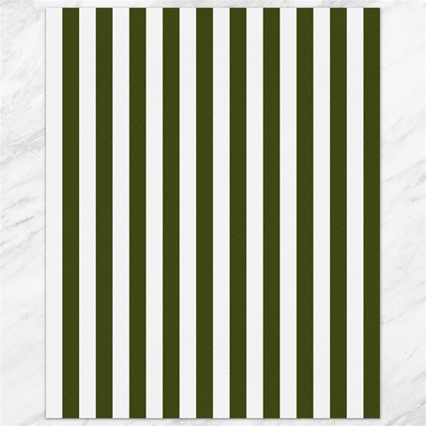 Vertical Stripes 10.95 x13.48  Canvas - 1