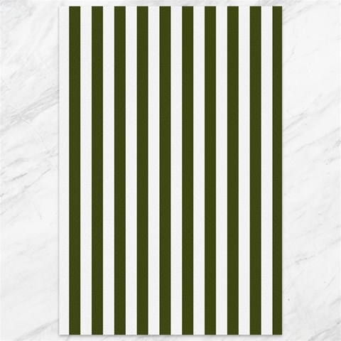 Vertical Stripes 11.88 x17.36  Canvas - 1