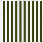 Vertical Stripes - White and Army Green Canvas 16  x 16 