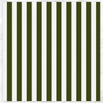 Vertical Stripes - White and Army Green Canvas 20  x 20 