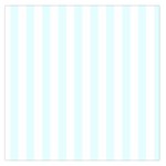 Vertical Stripes - White and Bubbles Cyan Large Satin Scarf (Square)