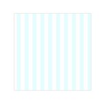 Vertical Stripes - White and Bubbles Cyan Small Satin Scarf  (Square)