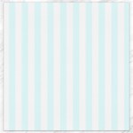 Vertical Stripes - White and Bubbles Cyan Canvas 16  x 16 