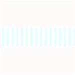 Vertical Stripes - White and Bubbles Cyan Medium Bar Mat
