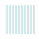 Vertical Stripes - White and Light Cyan Small Satin Scarf  (Square)