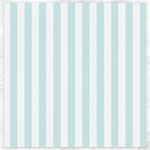 Vertical Stripes - White and Light Cyan Canvas 20  x 20 