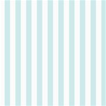 Vertical Stripes - White and Light Cyan ScrapBook Page 8  x 8 