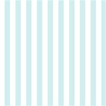 Vertical Stripes - White and Light Cyan ScrapBook Page 12  x 12 