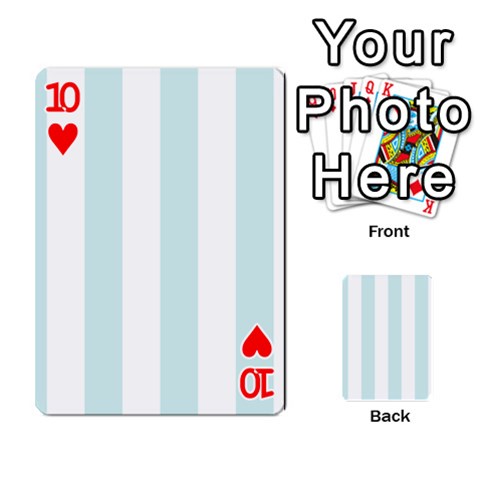 Vertical Stripes Front - Heart10