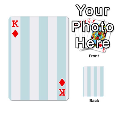 King Vertical Stripes Front - DiamondK