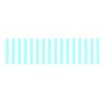 Vertical Stripes - White and Celeste Cyan Satin Scarf (Oblong)