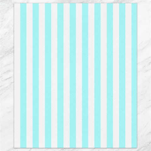 Vertical Stripes 8.15 x9.66  Canvas - 1