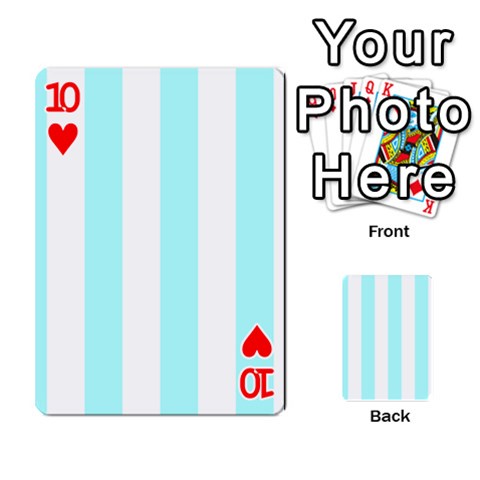 Vertical Stripes Front - Heart10