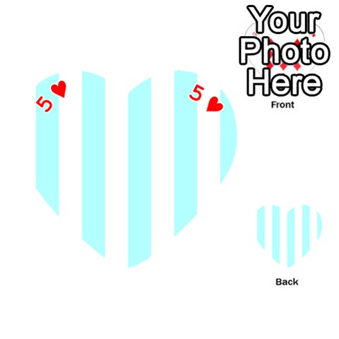 Vertical Stripes Front - Heart5
