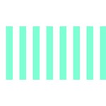 Vertical Stripes - White and Aquamarine YOU ARE INVITED 3D Greeting Card (8x4)