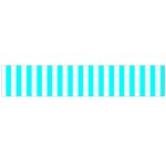 Vertical Stripes - White and Aqua Cyan Flano Scarf (Large)