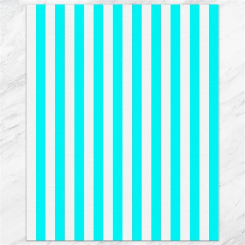 Vertical Stripes 10.95 x13.48  Canvas - 1