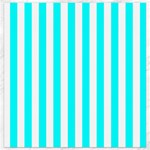 Vertical Stripes - White and Aqua Cyan Canvas 12  x 12 