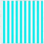 Vertical Stripes - White and Aqua Cyan Canvas 16  x 16 