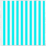 Vertical Stripes - White and Aqua Cyan Canvas 20  x 20 