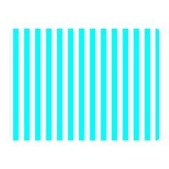 Vertical Stripes 35 x27  Blanket Back