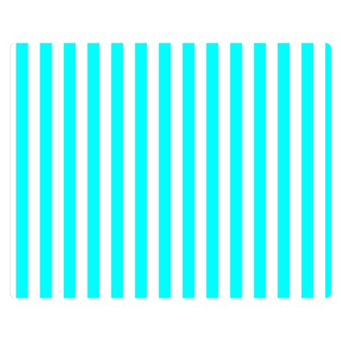 Vertical Stripes 60 x50  Blanket Front