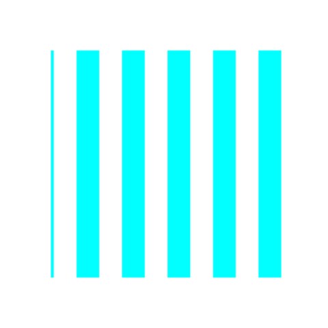 Vertical Stripes Back Cover