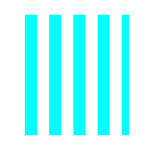 Vertical Stripes Back Inside