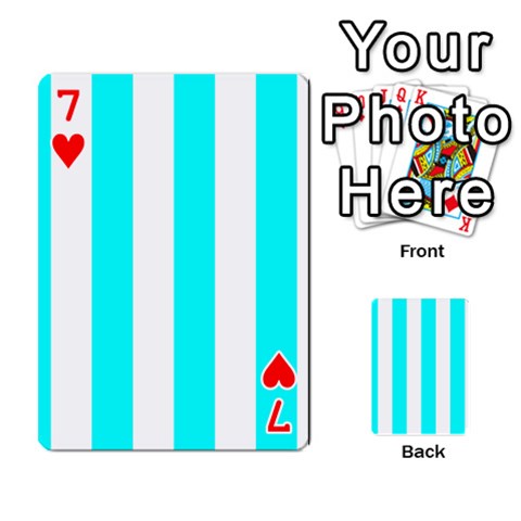 Vertical Stripes Front - Heart7