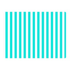 Vertical Stripes 35 x27  Blanket Back