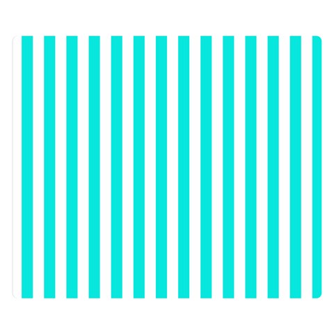 Vertical Stripes 50 x40  Blanket Front