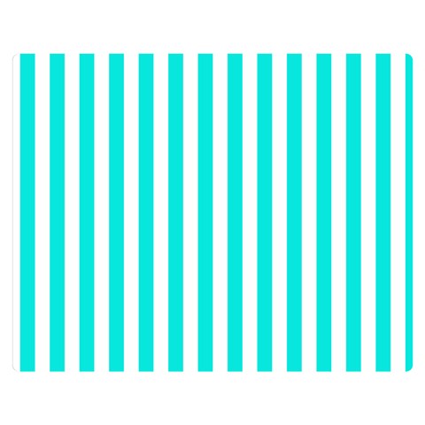 Vertical Stripes 60 x50  Blanket Front