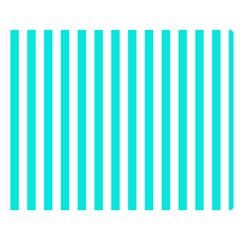 Vertical Stripes 60 x50  Blanket Back