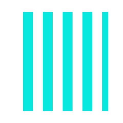 Vertical Stripes Back Cover