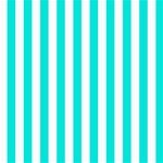 Vertical Stripes - White and Bright Turquoise ScrapBook Page 8  x 8 