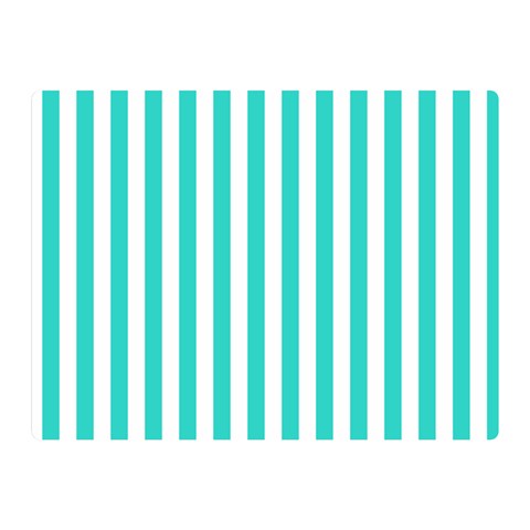 Vertical Stripes 35 x27  Blanket Back