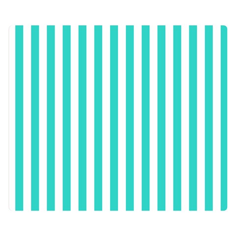 Vertical Stripes 50 x40  Blanket Back