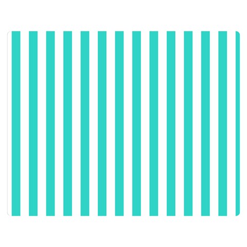 Vertical Stripes 60 x50  Blanket Front
