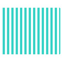Vertical Stripes 60 x50  Blanket Back