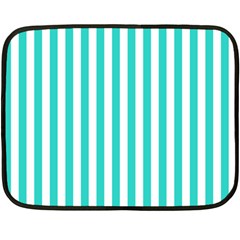 Vertical Stripes 35 x27  Blanket Back