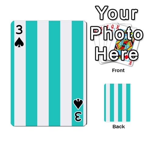 Vertical Stripes Front - Spade3