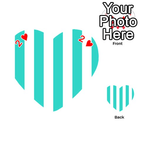 Vertical Stripes Front - Heart2