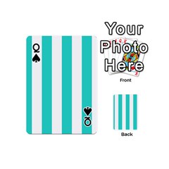 Queen Vertical Stripes Front - SpadeQ